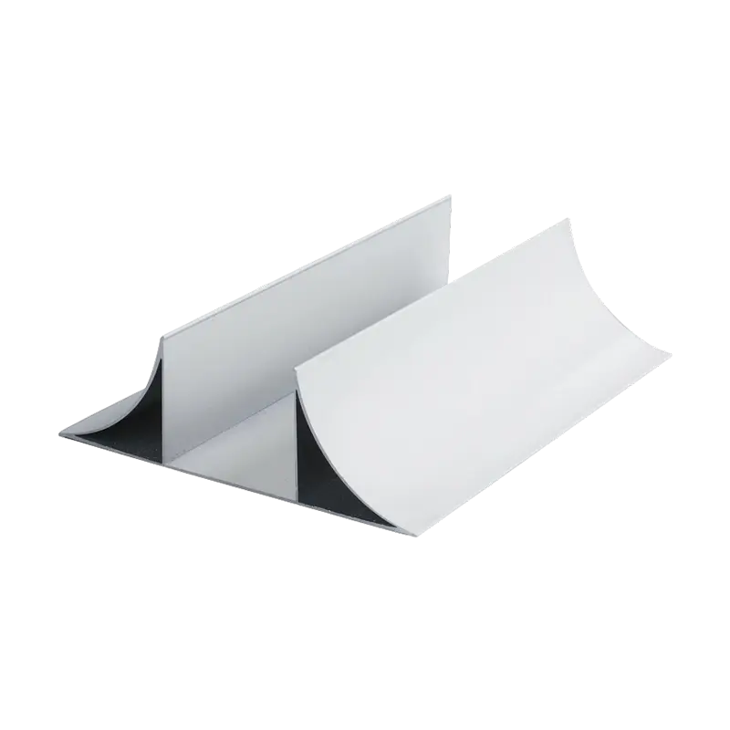 Dubbele R-groef aluminium