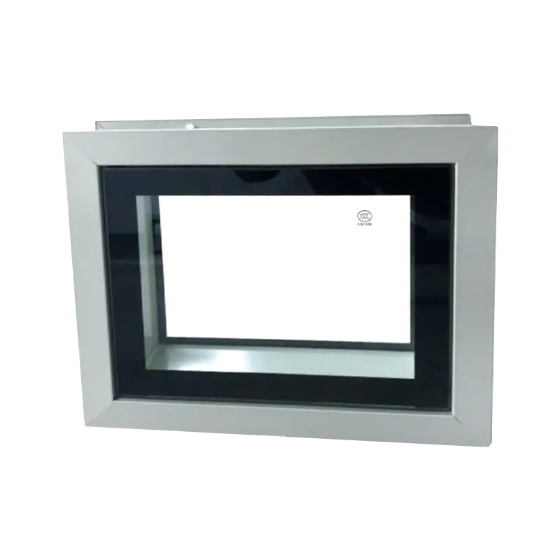 Geklemd cleanroomraam met dubbele beglazing