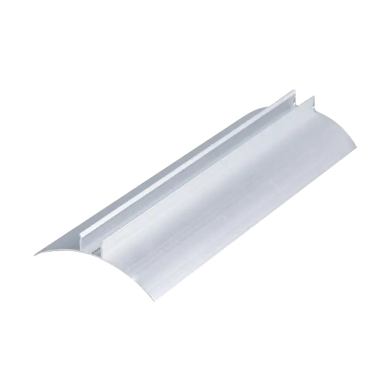 Aluminium profiel met binnenboog
